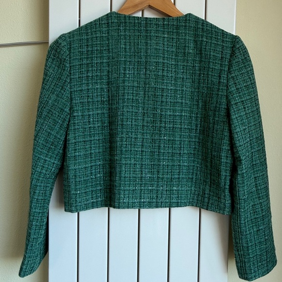 Tweed Cropped Jacket - Picture 3 of 10